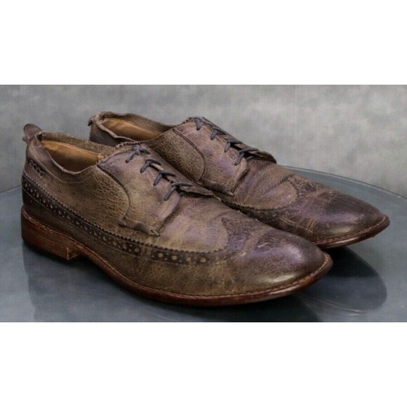 ECCO VT6 Men\'s Wingtip Oxfords Dress Shoes Size EU 43 US 9-9.5 Made In Italy main image 6